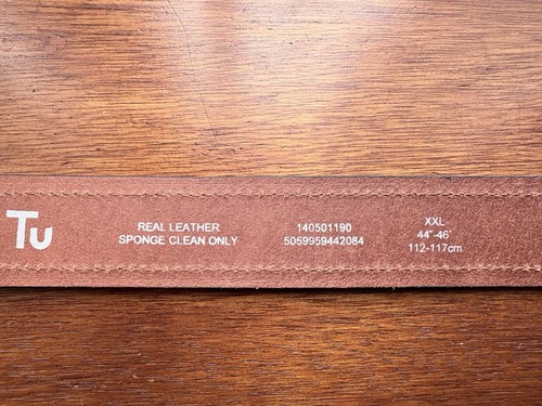 Leather belt man - leather, size