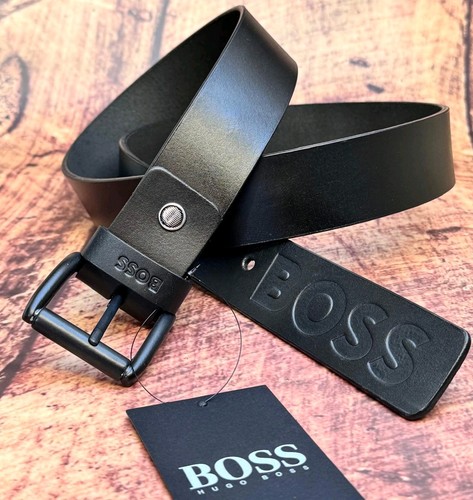 Hugo boss black leather jeans - hugo,