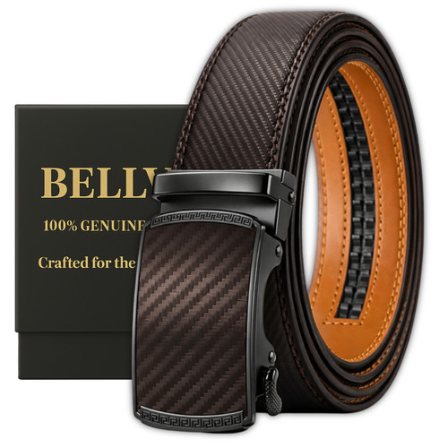 Bellvare brown mens ratchet - brown,