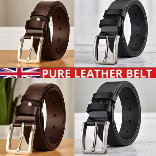 New mens leather - new,