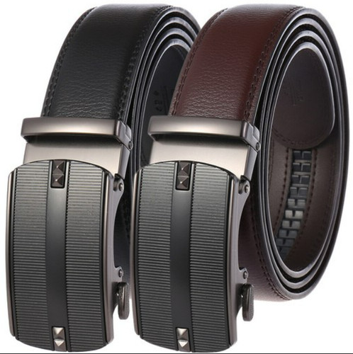 Mens italian leather belt - leather,