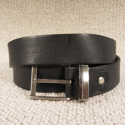 Vintage mens leather belt - vintage,