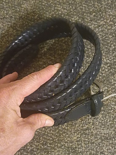 Land end navy blue braided - land's,