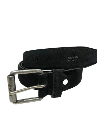 Mens levis black leather belt - mens,