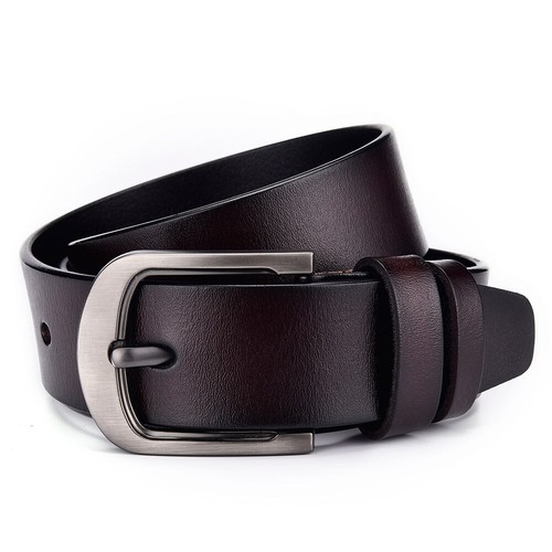 Mens genuine leather belt - genuine,
