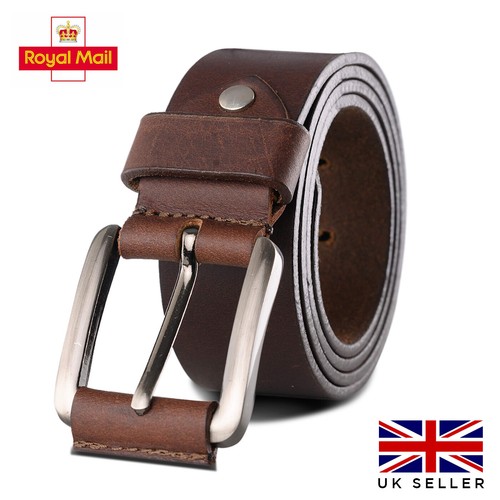 Mens genuine leather belt - genuine,