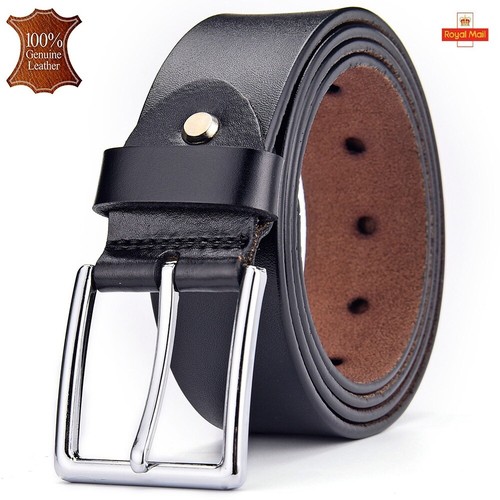 Mens genuine leather belt - mens,