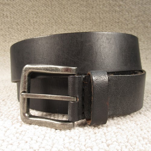 Vintage mens leather belt size - mens,