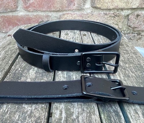 Real leather 19mm 25mm wide - or,