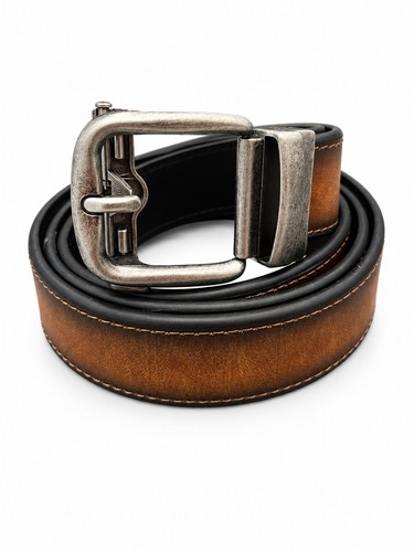 Men brown leather - men’s, belt