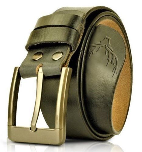 Leather mens belt belts - leather,