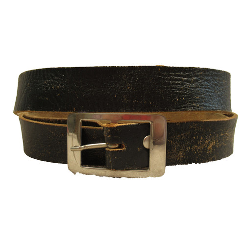 Vintage mens leather belt size - vintage,