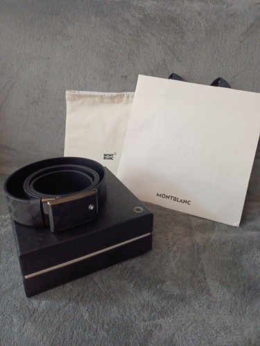 Montblanc black leather - montblanc,