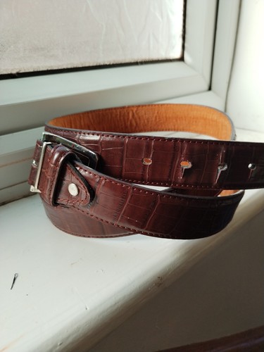 Men real leather belt - size, xxl